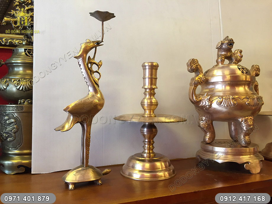 ngũ sự đồng đỏ 40cm